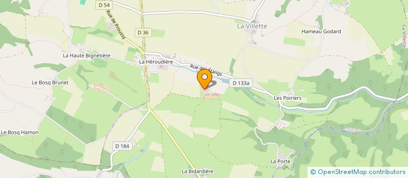 localisation de l'entreprise GFA DE LA BREMONIERE  LA VILLETTE