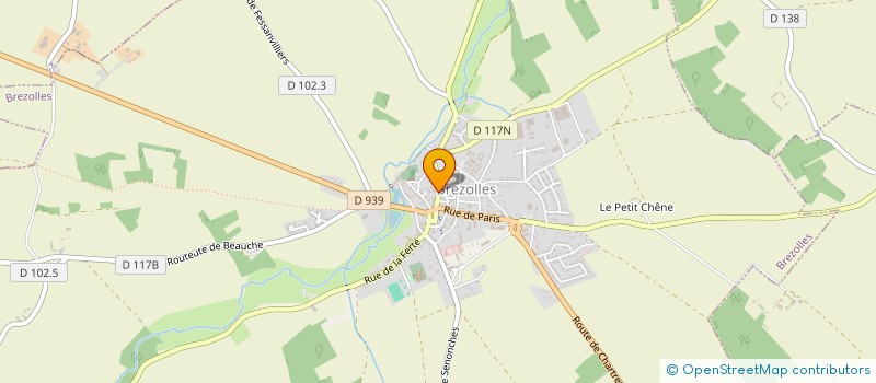 localisation de l'entreprise GFA DE LA BRIERE à BREZOLLES