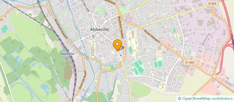 localisation de l'entreprise GFA DE LA BRIQUETERIE à ABBEVILLE