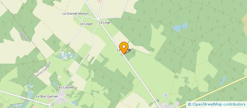 localisation de l'entreprise GFA DE LA BROSSE à SAINT-LACTENCIN