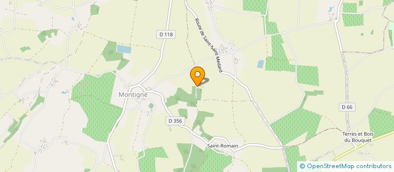 localisation de l'entreprise GFA DE LA BROUSSE à VAL-D'AUGE