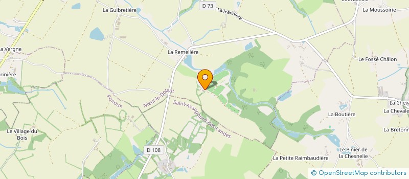 localisation de l'entreprise GFA DE LA BRUNETIERE  NIEUL-LE-DOLENT