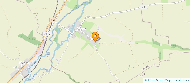 localisation de l'entreprise GFA DE LA BRY  ROGNY