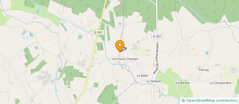 localisation de l'entreprise GFA DE LA BUTTE  NOYANT-VILLAGES