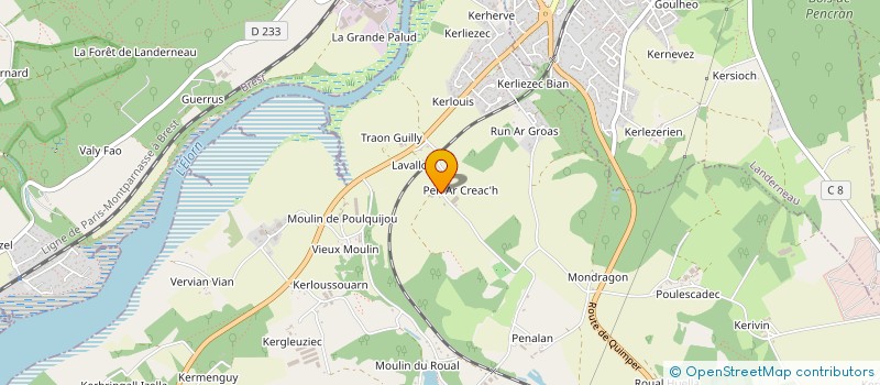 localisation de l'entreprise GFA DE LA BUTTE  DIRINON