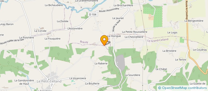 localisation de l'entreprise GFA DE LA BUTTE JULIEN  BRECEY