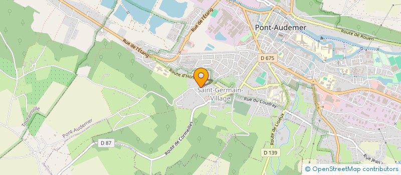localisation de l'entreprise GFA DE LA CAMPAGNE DES DUNANTS à PONT-AUDEMER