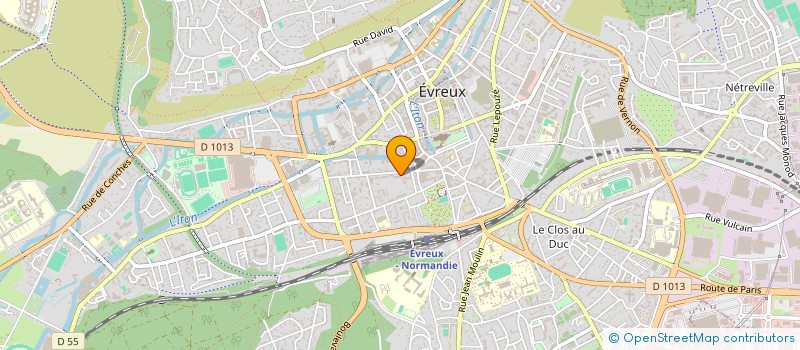 localisation de l'entreprise GFA DE LA CENSURIERE  EVREUX