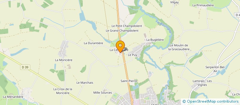 localisation de l'entreprise GFA DE LA CERNETIERE  LES LUCS-SUR-BOULOGNE