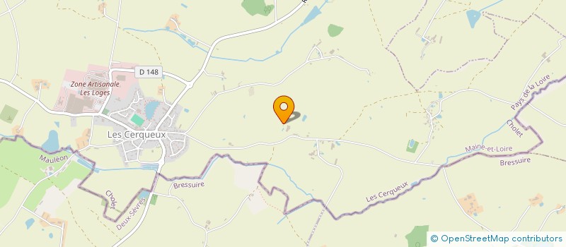 localisation de l'entreprise GFA DE LA CHAINDRIE  YZERNAY