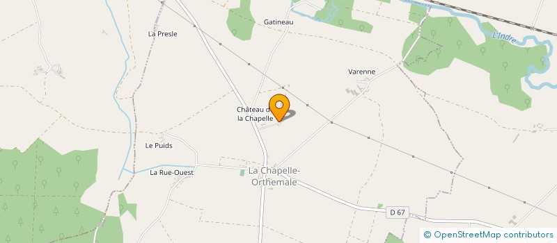 localisation de l'entreprise GFA DE LA CHAPELLE à LA CHAPELLE-ORTHEMALE