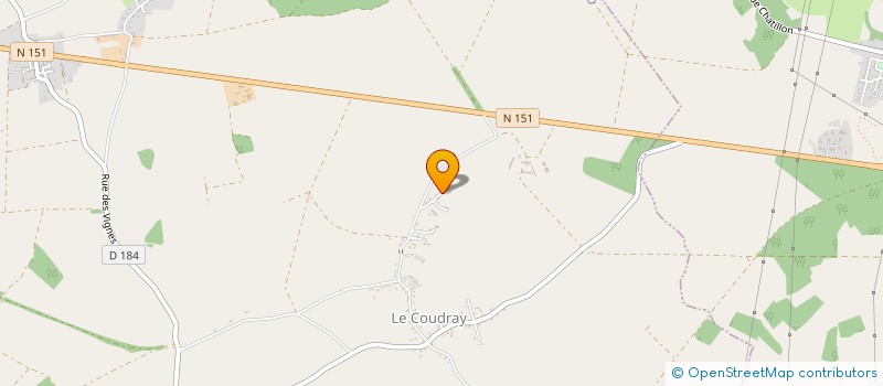 localisation de l'entreprise GFA DE LA CHAPELLE DE SERIGNY  CIVRAY