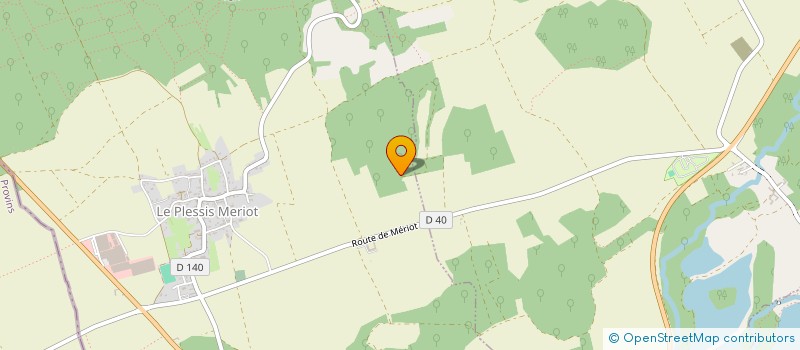 localisation de l'entreprise GFA DE LA CHAPELLE GODEFROY  SAINT-NICOLAS-LA-CHAPELLE