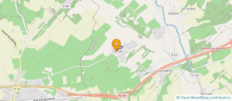 localisation de l'entreprise GFA DE LA CHARMILLE à SAINT-SATURNIN