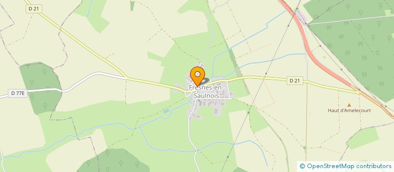 localisation de l'entreprise GFA DE LA CHASINE  FRESNES-EN-SAULNOIS
