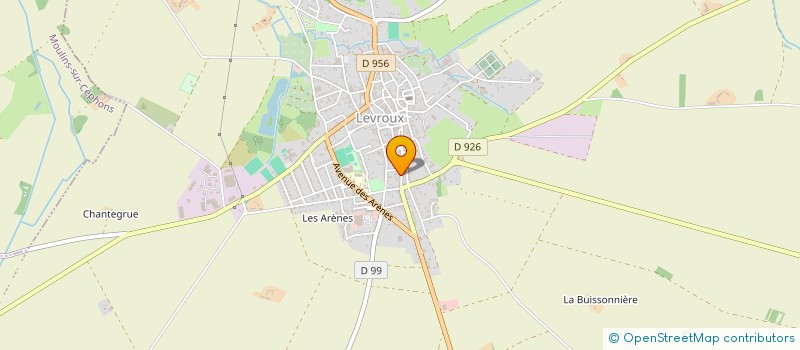 localisation de l'entreprise GFA DE LA CHAUSSEE à LEVROUX