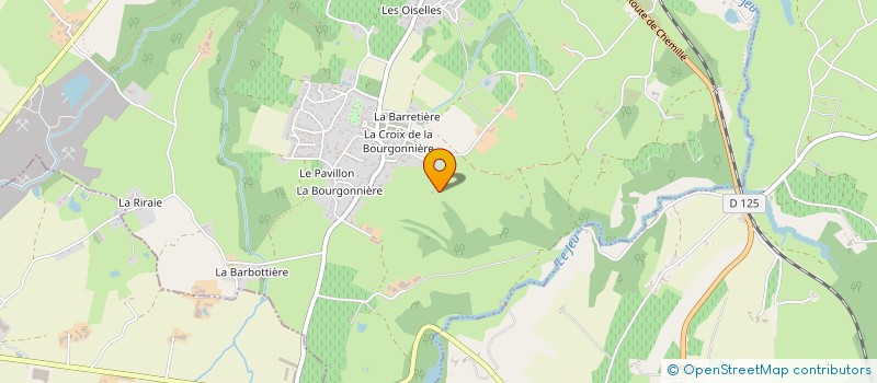 localisation de l'entreprise GFA DE LA CHEMINERIE  MAUGES-SUR-LOIRE