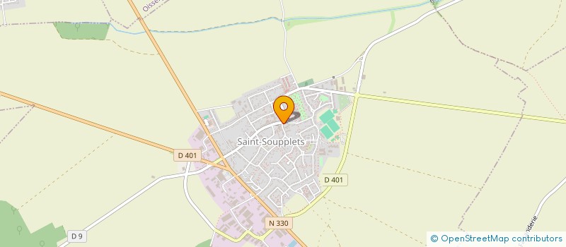 localisation de l'entreprise GFA DE LA CHEVRE  SAINT-SOUPPLETS