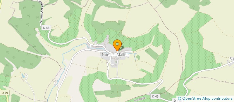 localisation de l'entreprise GFA DE LA CIME DES COTEAUX  NOE-LES-MALLETS