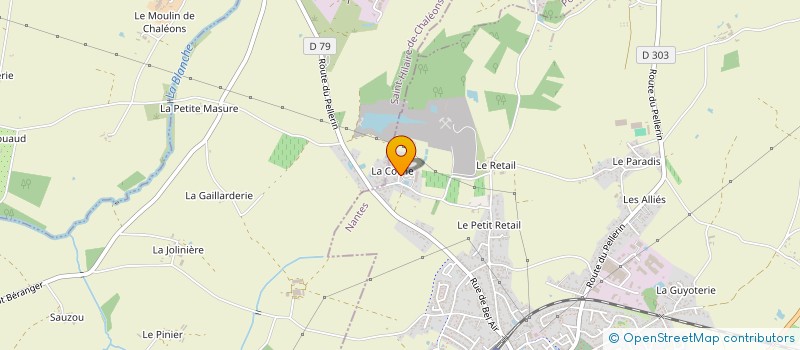 localisation de l'entreprise GFA DE LA COCHE  SAINTE-PAZANNE