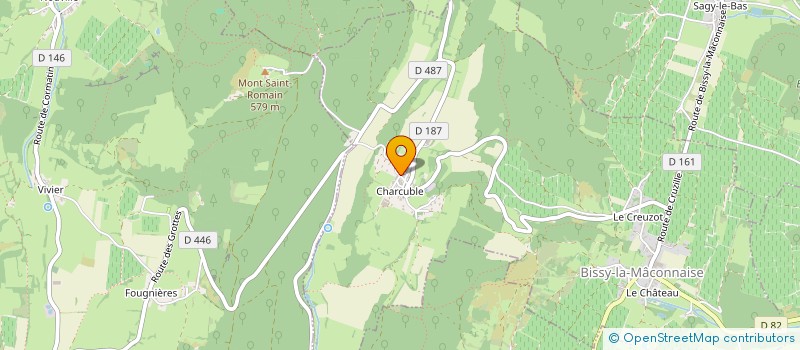 localisation de l'entreprise GFA DE LA COLLINE-PROPRIETE DUBOIS-PERRO  BISSY-LA-MACONNAISE