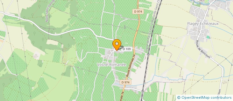 localisation de l'entreprise GFA DE LA COLOMBIERE  VOSNE-ROMANEE