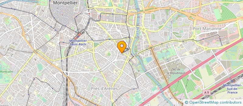localisation de l'entreprise GFA DE LA COMBE BRIGNAC à MONTPELLIER
