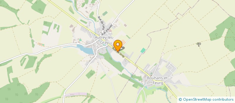 localisation de l'entreprise GFA DE LA COMBE ROBERT  AUTREY-LES-GRAY