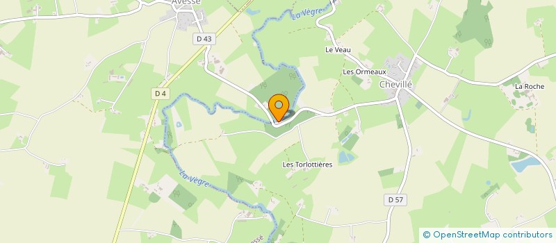 localisation de l'entreprise GFA DE LA COMMANDERIE  CHEVILLE