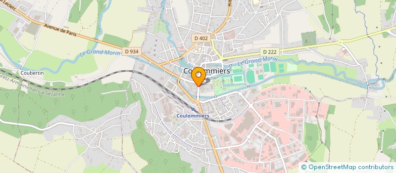 localisation de l'entreprise GFA DE LA COMMANDERIE à COULOMMIERS