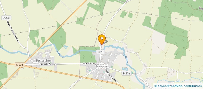 localisation de l'entreprise GFA DE LA COMMONERIE  TOUQUIN