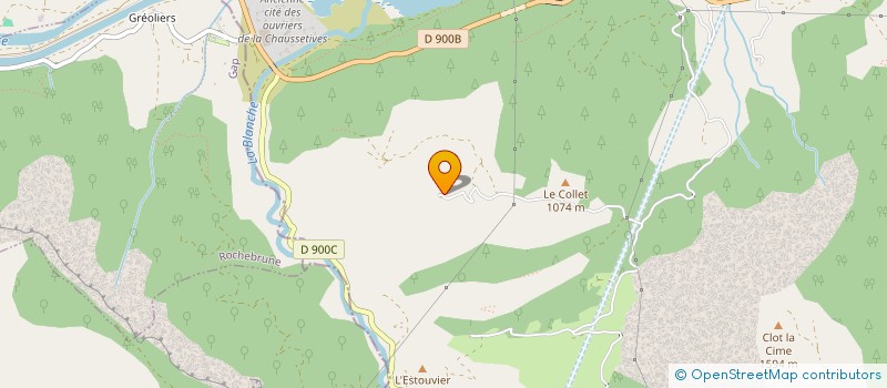 localisation de l'entreprise GFA DE LA COMPAGNIE BREOLE  UBAYE-SERRE-PONCON