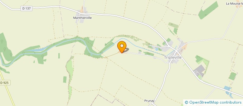 localisation de l'entreprise GFA DE LA CORNEILLE  BEAUCE LA ROMAINE