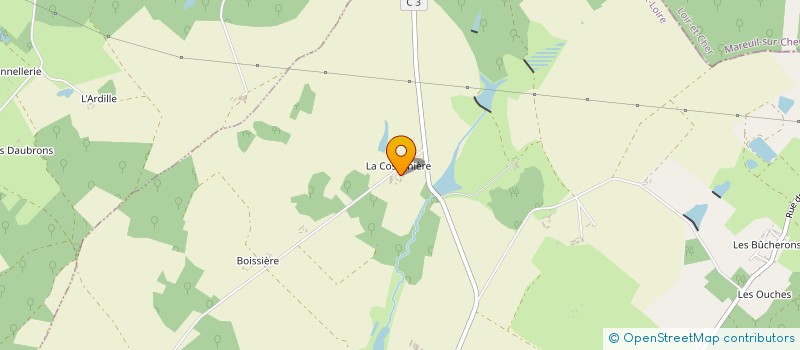 localisation de l'entreprise GFA DE LA COSSONNIERE à ORBIGNY