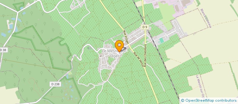 localisation de l'entreprise GFA DE LA COTE DES MUSSETTES  LE MESNIL-SUR-OGER