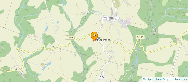 localisation de l'entreprise GFA DE LA COULAGNE  LACOMBE