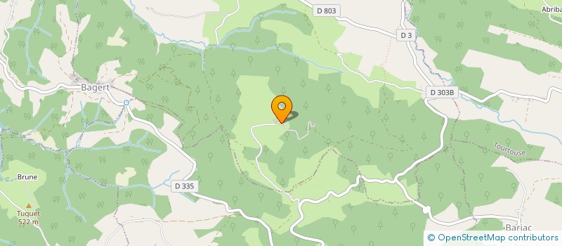 localisation de l'entreprise GFA DE LA COUME DU LAC à BEDEILLE