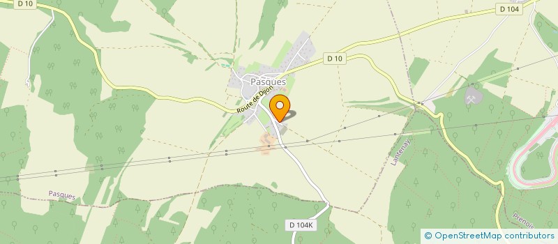 localisation de l'entreprise GFA DE LA CRAS  PLOMBIERES-LES-DIJON