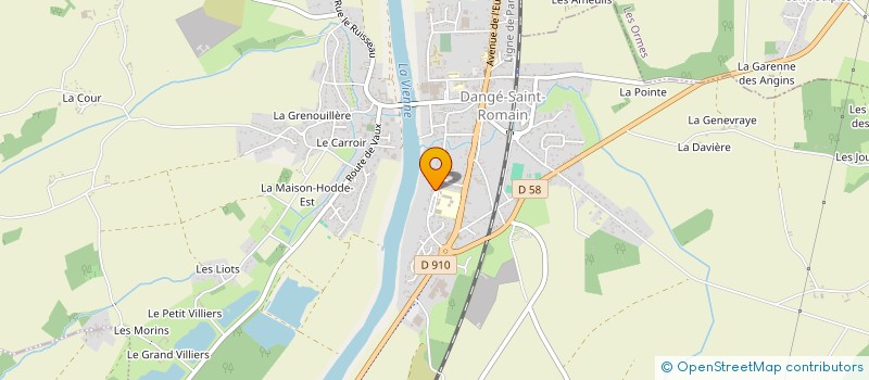 localisation de l'entreprise GFA DE LA CRECHETTE à DANGE-SAINT-ROMAIN