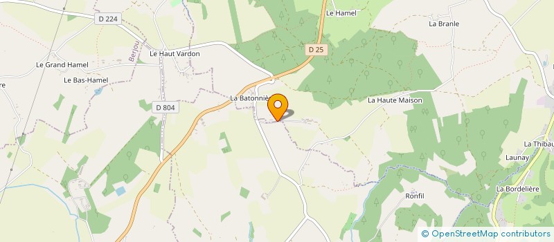 localisation de l'entreprise GFA DE LA CROIX à MENIL-HUBERT-SUR-ORNE