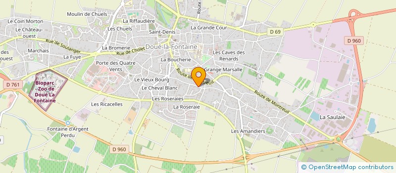 localisation de l'entreprise GFA DE LA CROIX à LOURESSE-ROCHEMENIER