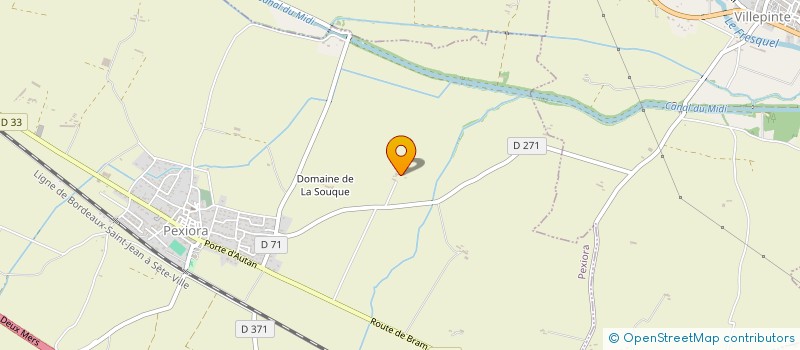 localisation de l'entreprise GFA DE LA CROIX  PEXIORA