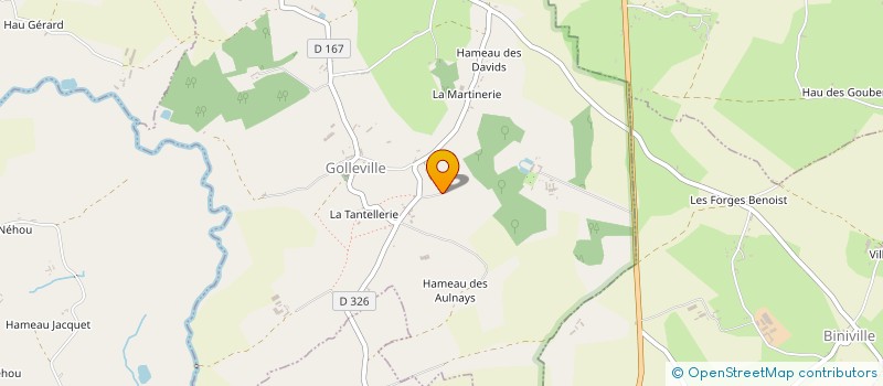 localisation de l'entreprise GFA DE LA CROIX  GOLLEVILLE