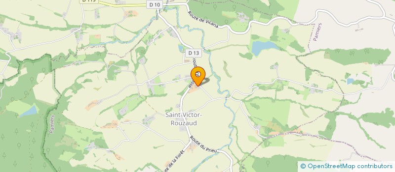 localisation de l'entreprise GFA DE LA CROIX BLANCHE  SAINT-VICTOR-ROUZAUD