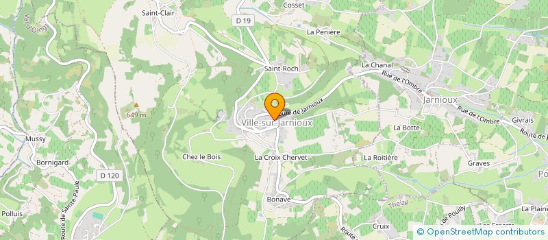 localisation de l'entreprise GFA DE LA CROIX DE FER à RIVOLET