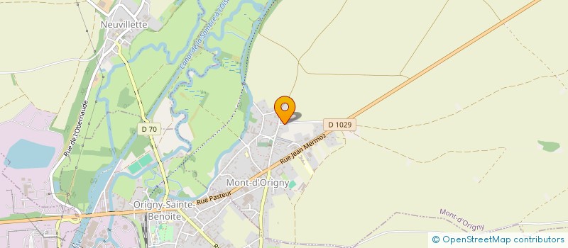 localisation de l'entreprise GFA DE LA CROIX HUBERT  MONT D'ORIGNY