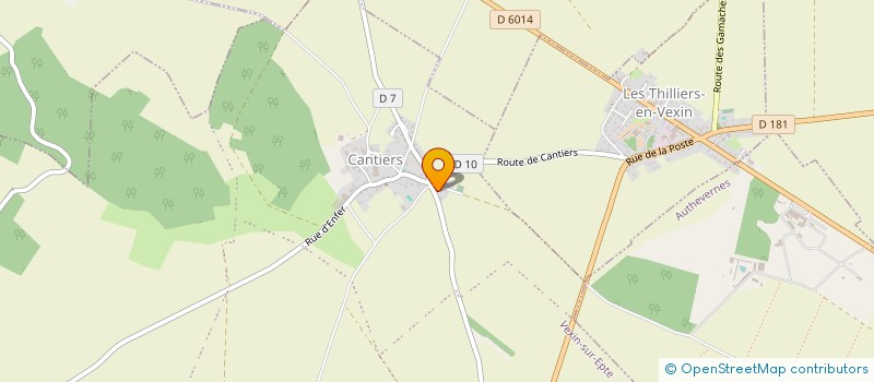 localisation de l'entreprise GFA DE LA CROIX SAINTE GENEVIEVE  VEXIN-SUR-EPTE