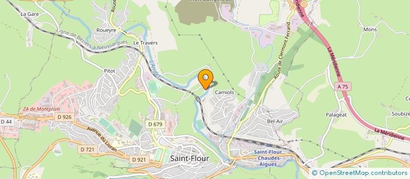 localisation de l'entreprise GFA DE LA CROUZETTE à SAINT FLOUR