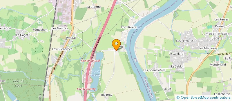 localisation de l'entreprise GFA DE LA CURATTE  SAINT-GEORGES-DE-RENEINS