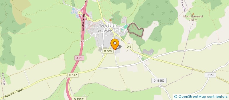 localisation de l'entreprise GFA DE LA DEVES  LE CAYLAR